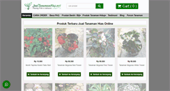 Desktop Screenshot of jualtanamanhias.net